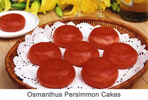 Osmanthus Persimmon Cakes 